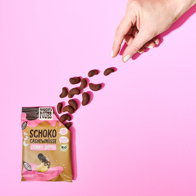Bio Schoko-Cashews (skinny dipped) - 10er Box