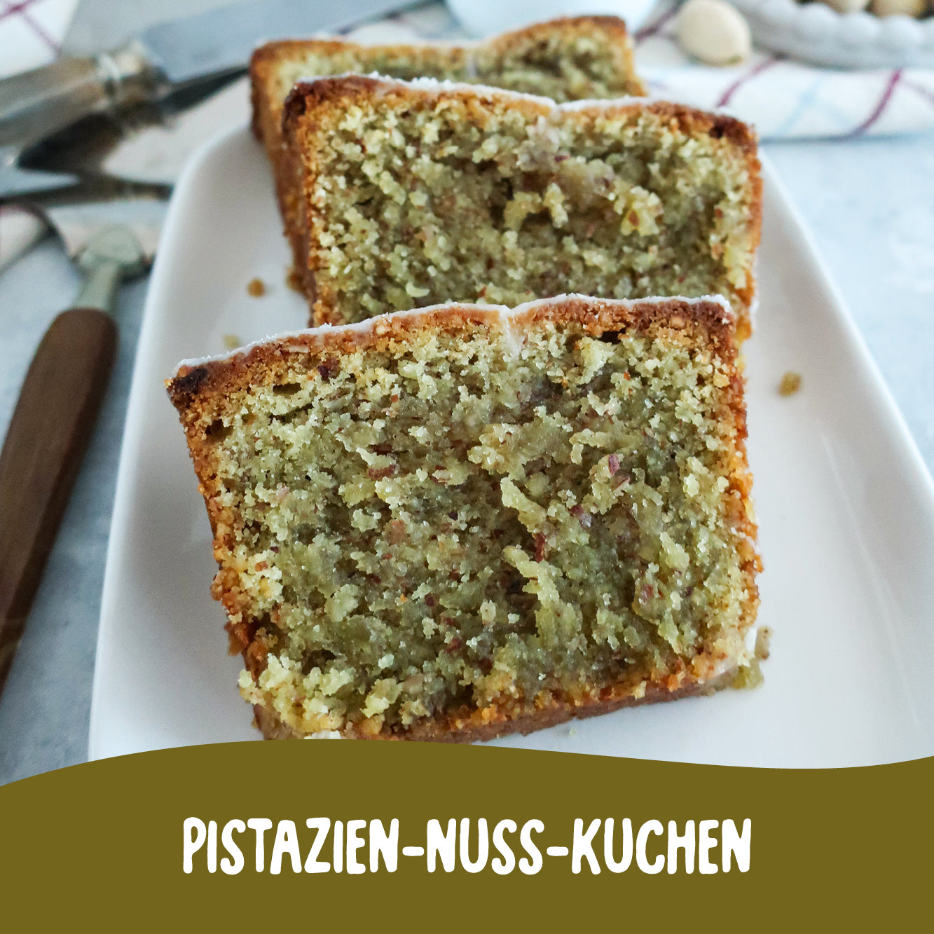 Pistazien-Nuss-Kuchen