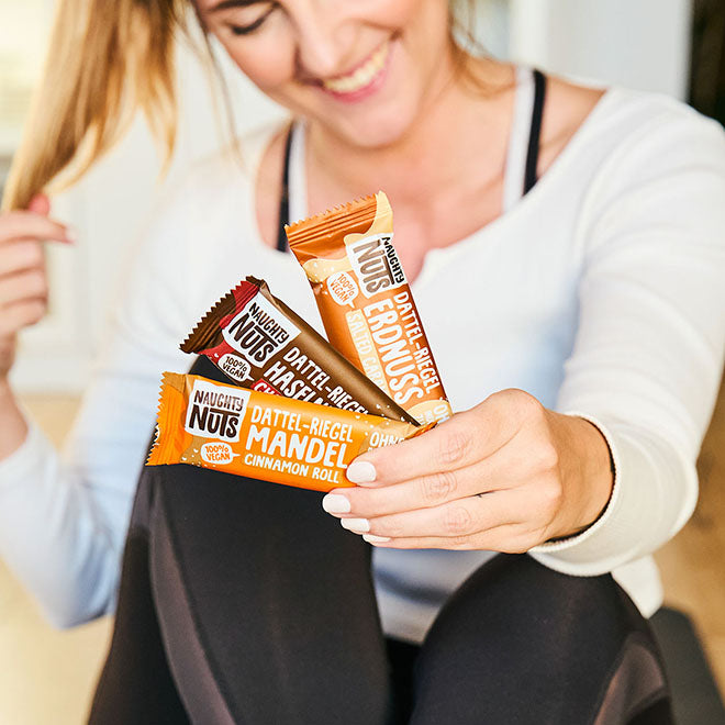 Bio Dattel-Riegel Erdnuss Salted Caramel