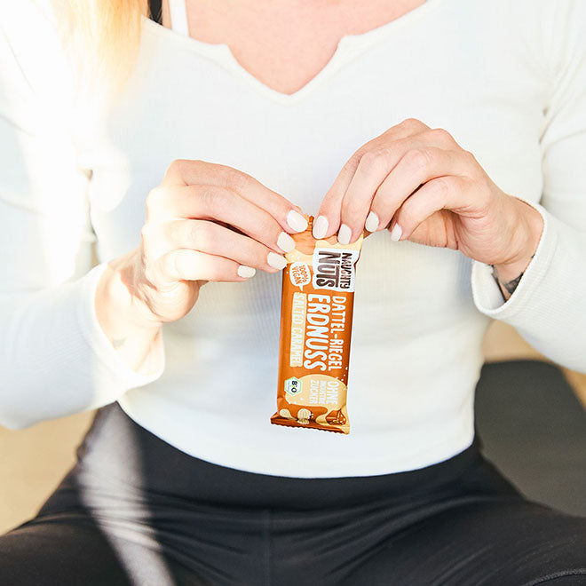 Bio Dattel-Riegel Erdnuss Salted Caramel