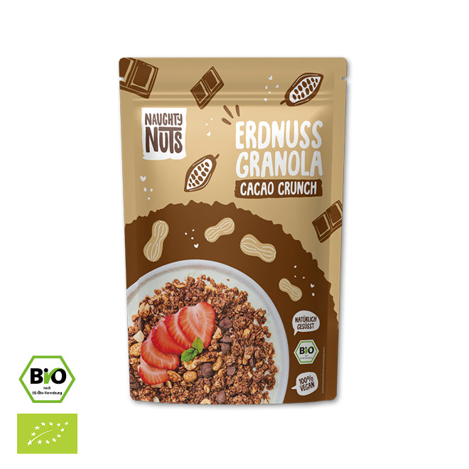 Bio Erdnuss Granola Schoko