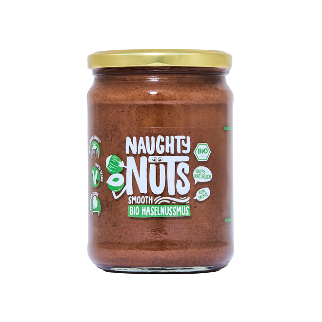 Bio Haselnussmus Smooth (500g Glas)