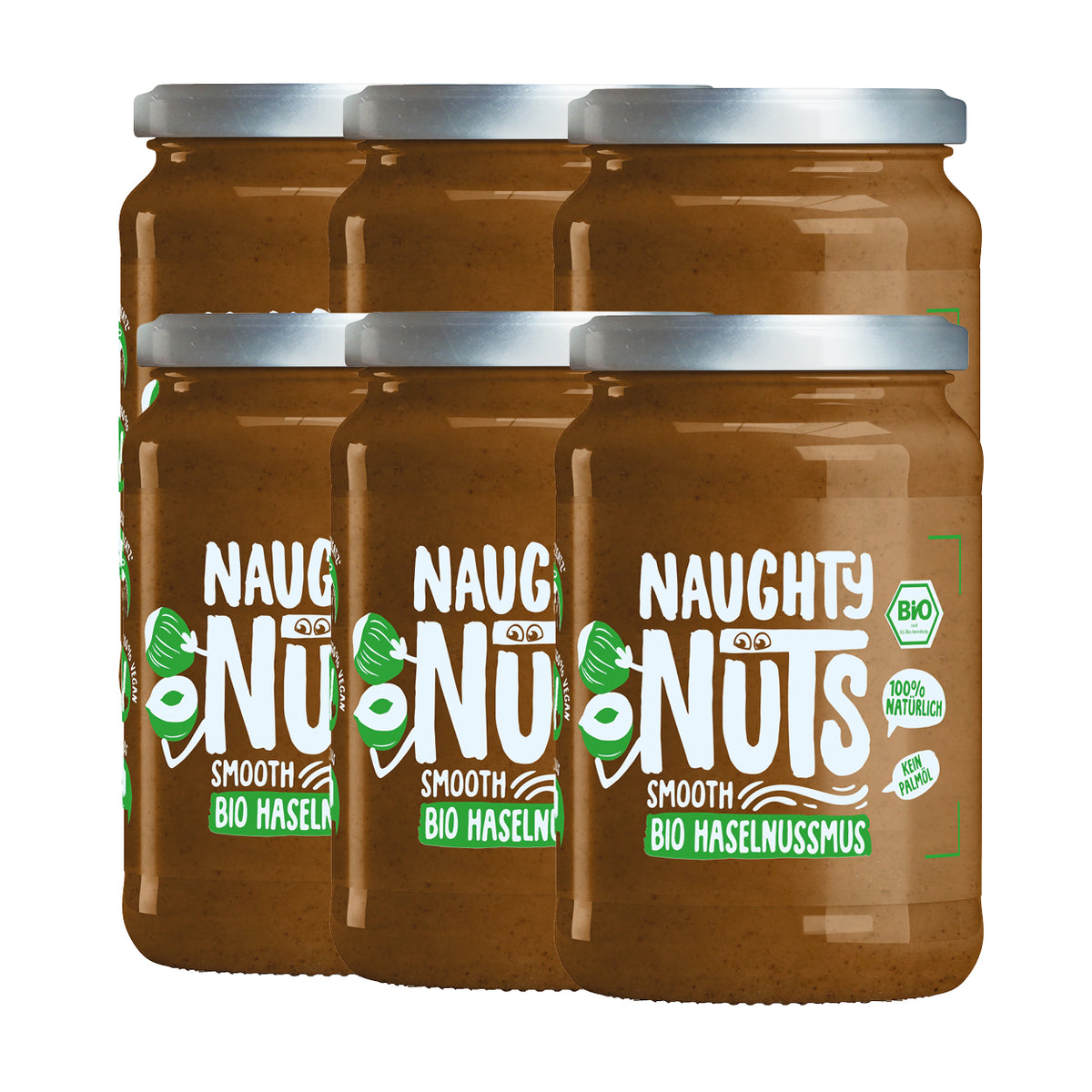 Bio Haselnussmus Smooth (500g Glas)