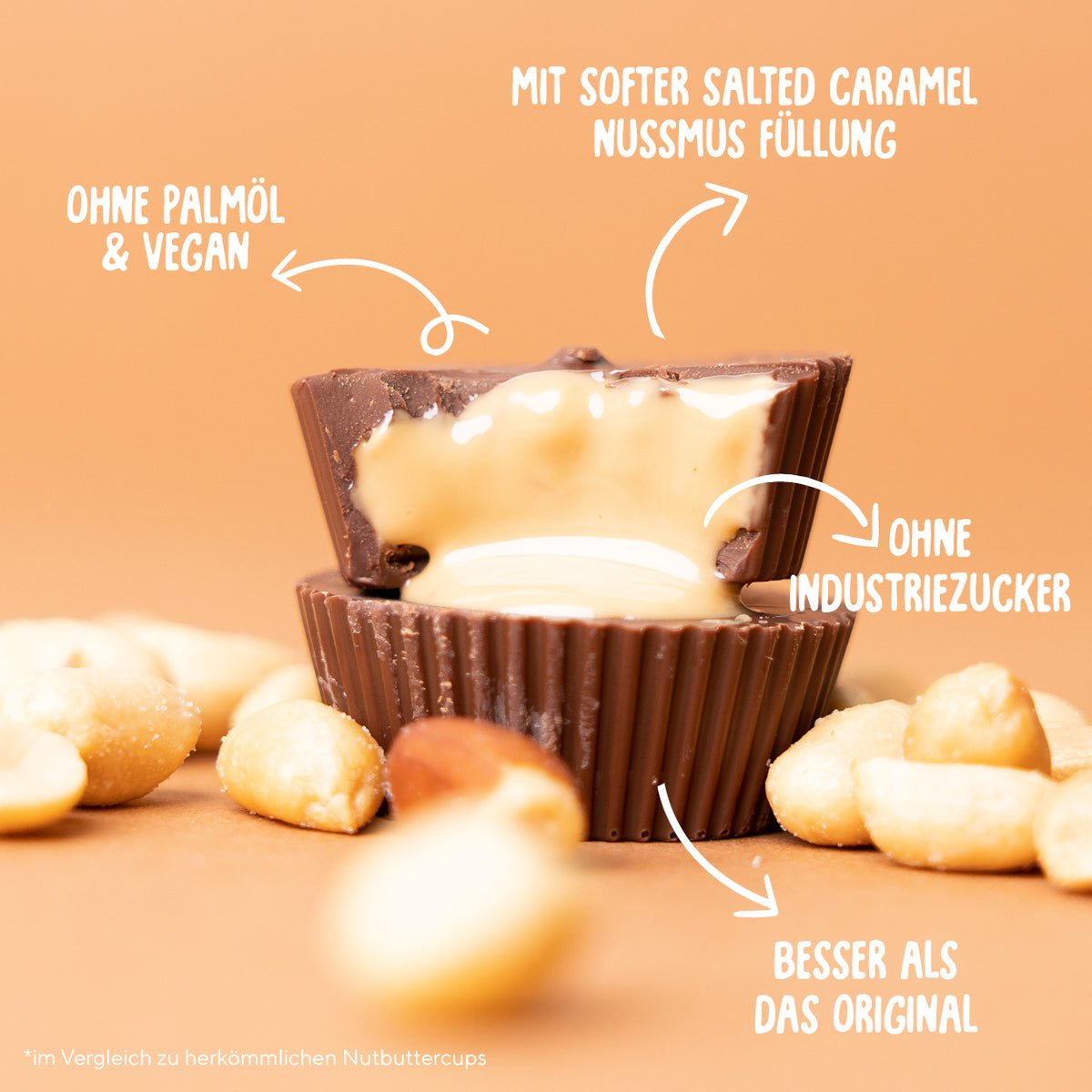 Bio Peanutbutter Cups Salted Caramel