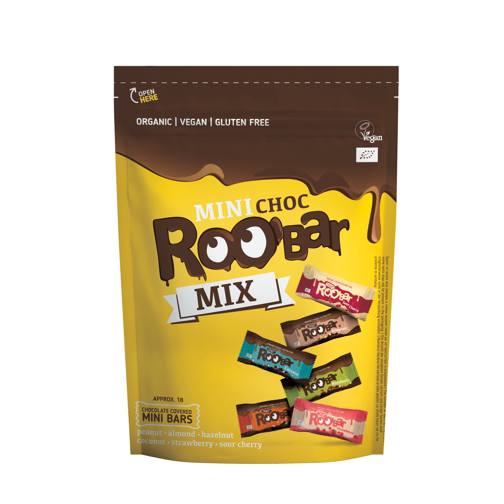 Probierpaket Roobar Mini-Schokoriegel