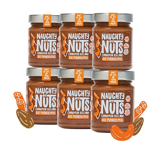 Naughty Nuts Nussbutter Bio Mandelmus Cinnamon Roll
