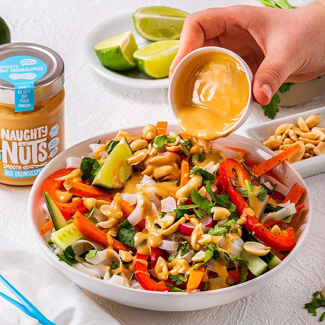 Bio Erdnussmus Smooth (500g Glas)